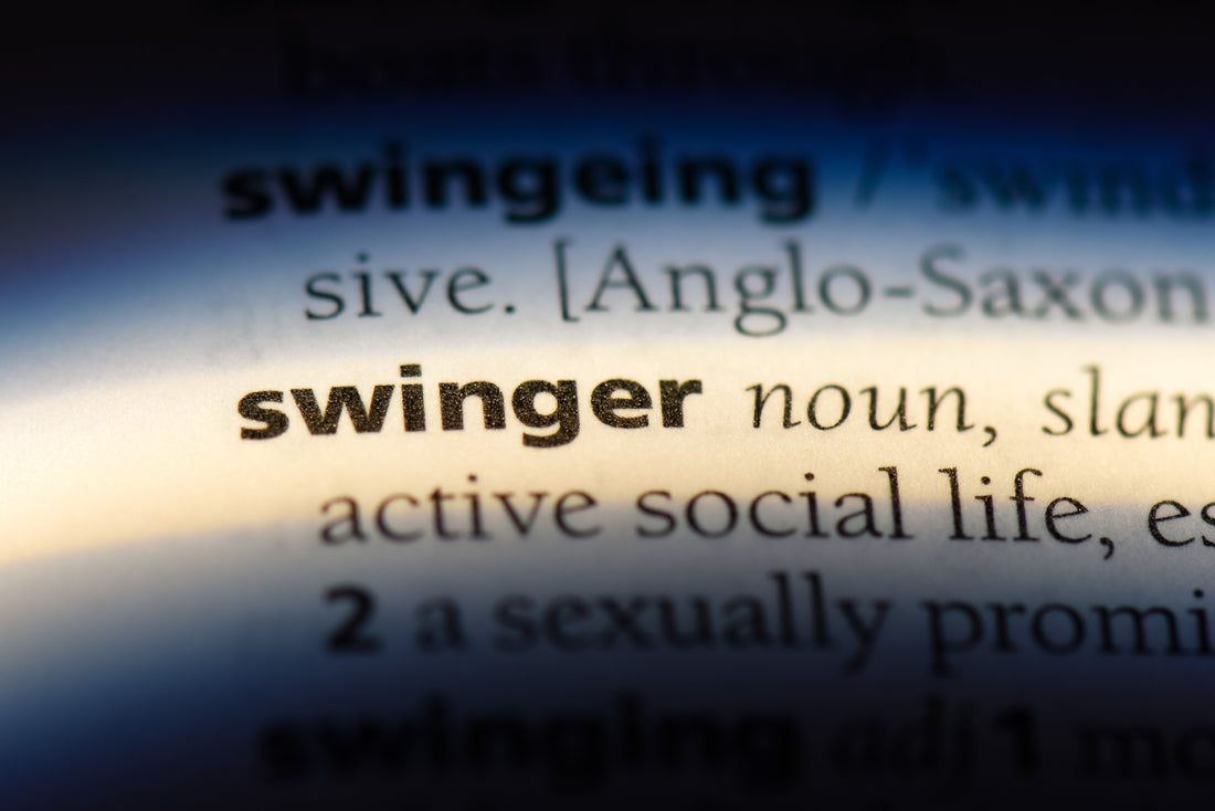 Captuer of the word swinger in the English dictionary, with the word and definition highlighted