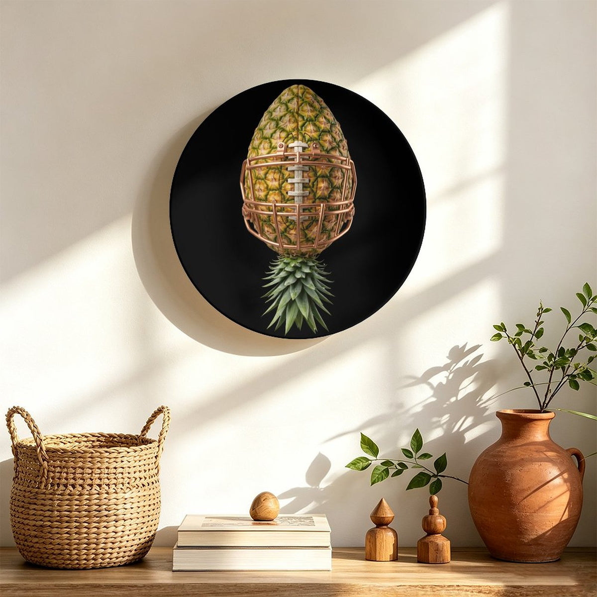 Pineapple Football Lightweight Decorative Tray