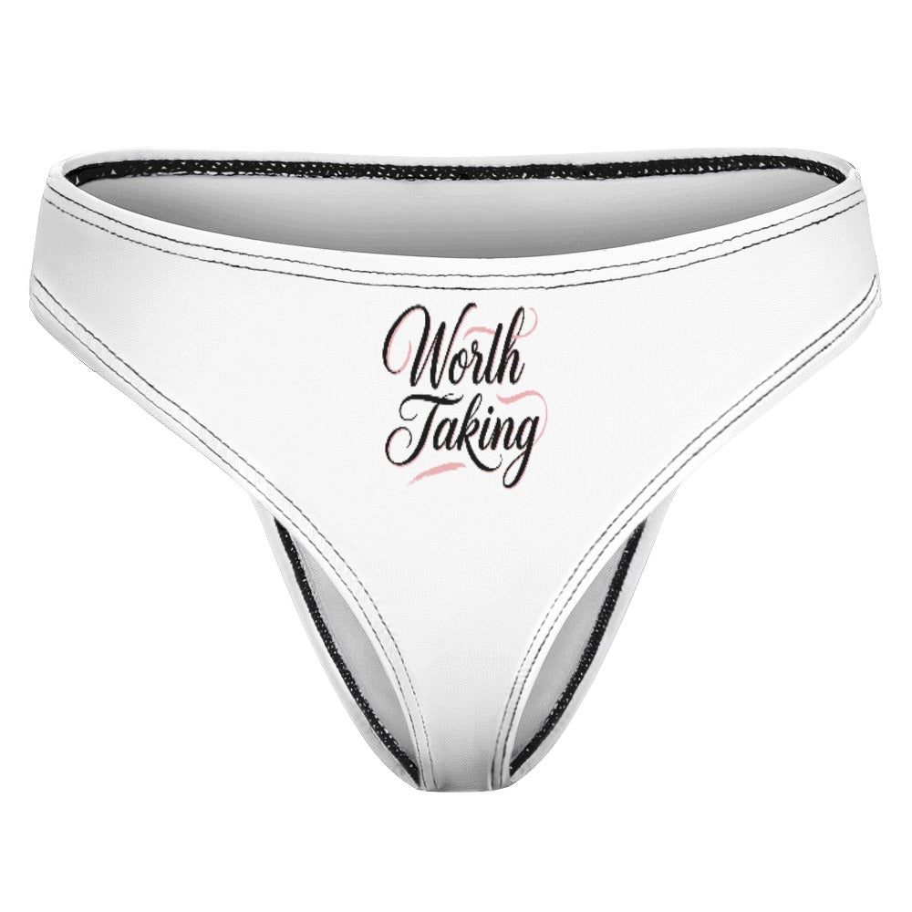 "Take These Off" Women's Sexy Thong | Soft Polyester Spandex Lingerie