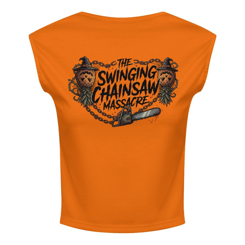 The Swinging Chainsaw Massacre Women's Backless Top