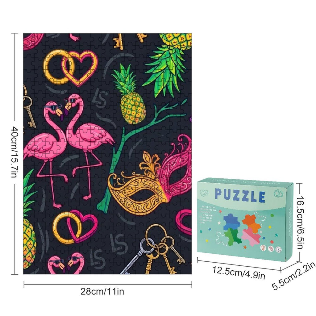 Swinger Themed Vertical Wooden Puzzle | Lifestyle Couple Gift & Wall Art