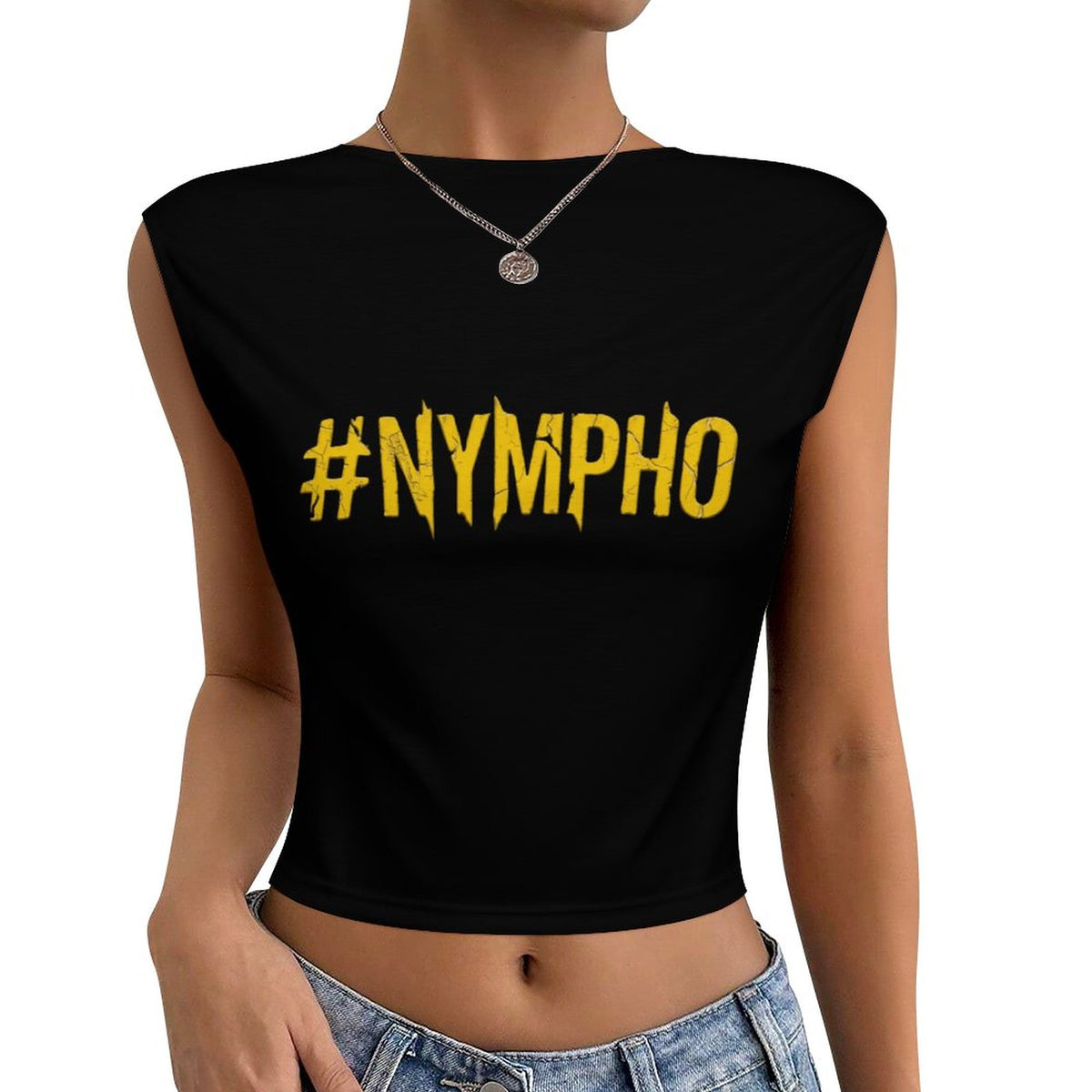 #NYMPHO Women's Backless Top