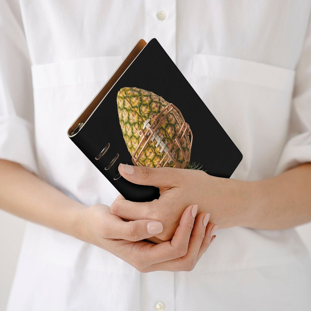 Pineapple Football Loose Leaf Notebook