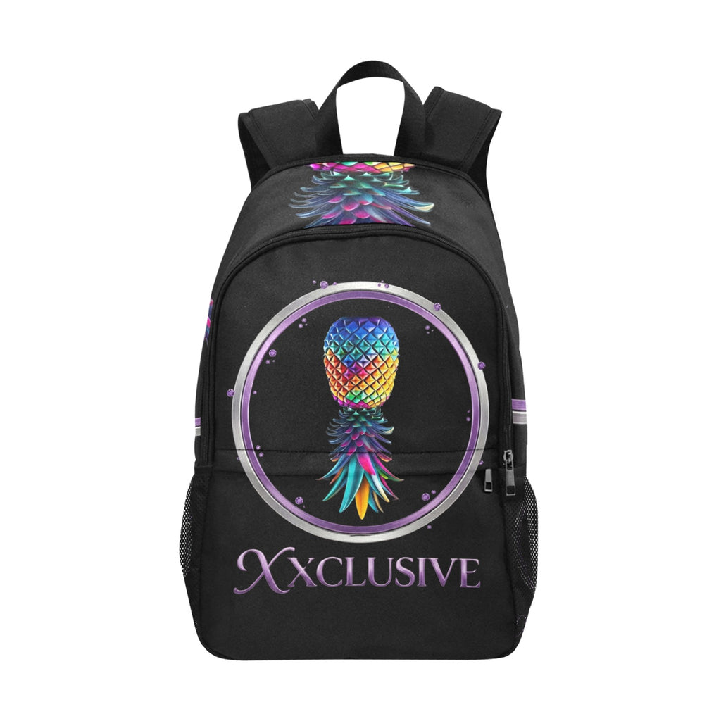 XXclusive All-Over Print Fabric Backpack | Side Mesh Pockets | Men & Women