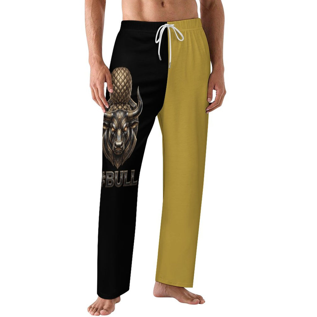 #BULL Cotton Loose Loungewear Pants for Men(All-Over Printing)