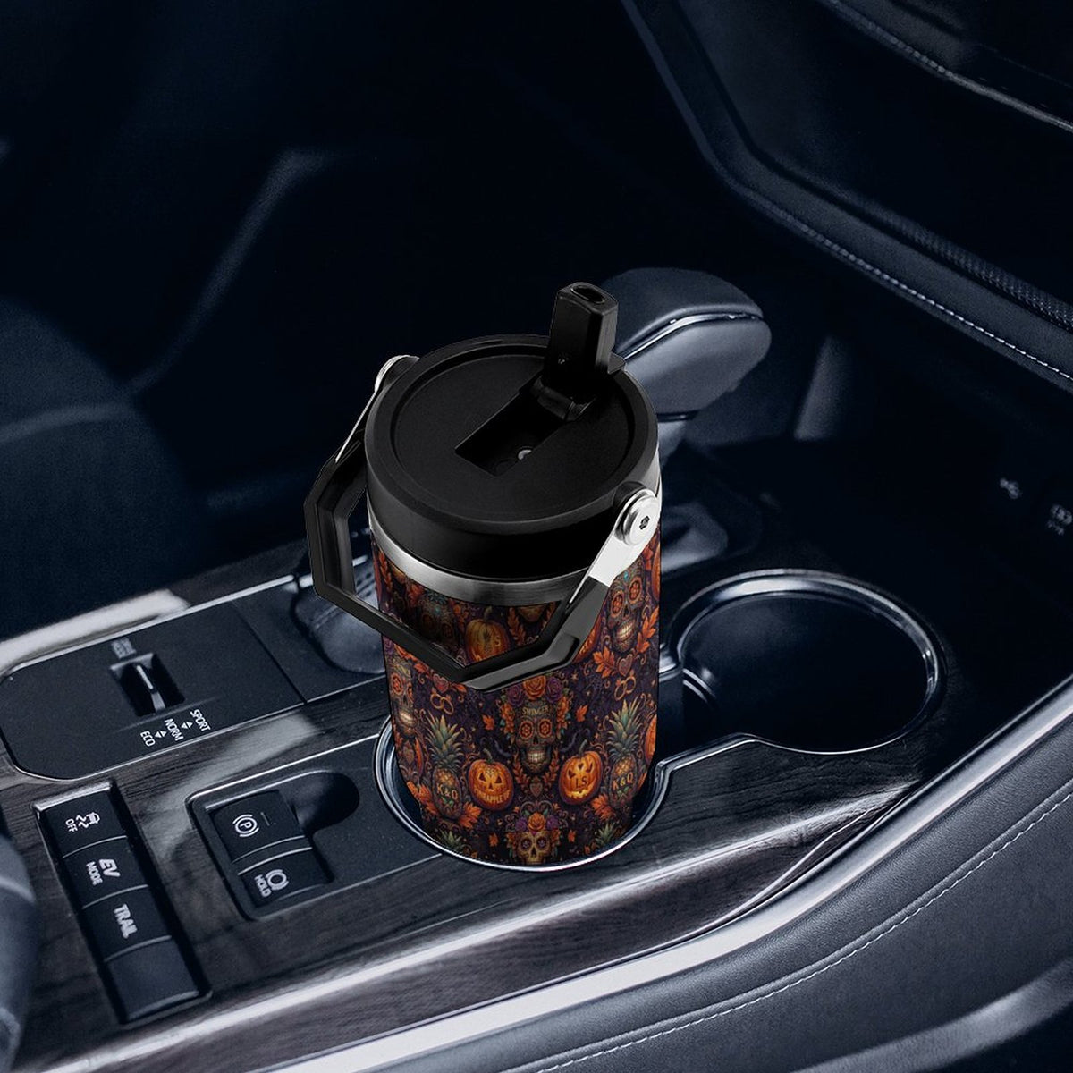 Halloween Swinger Inspired Car Cup with Handle