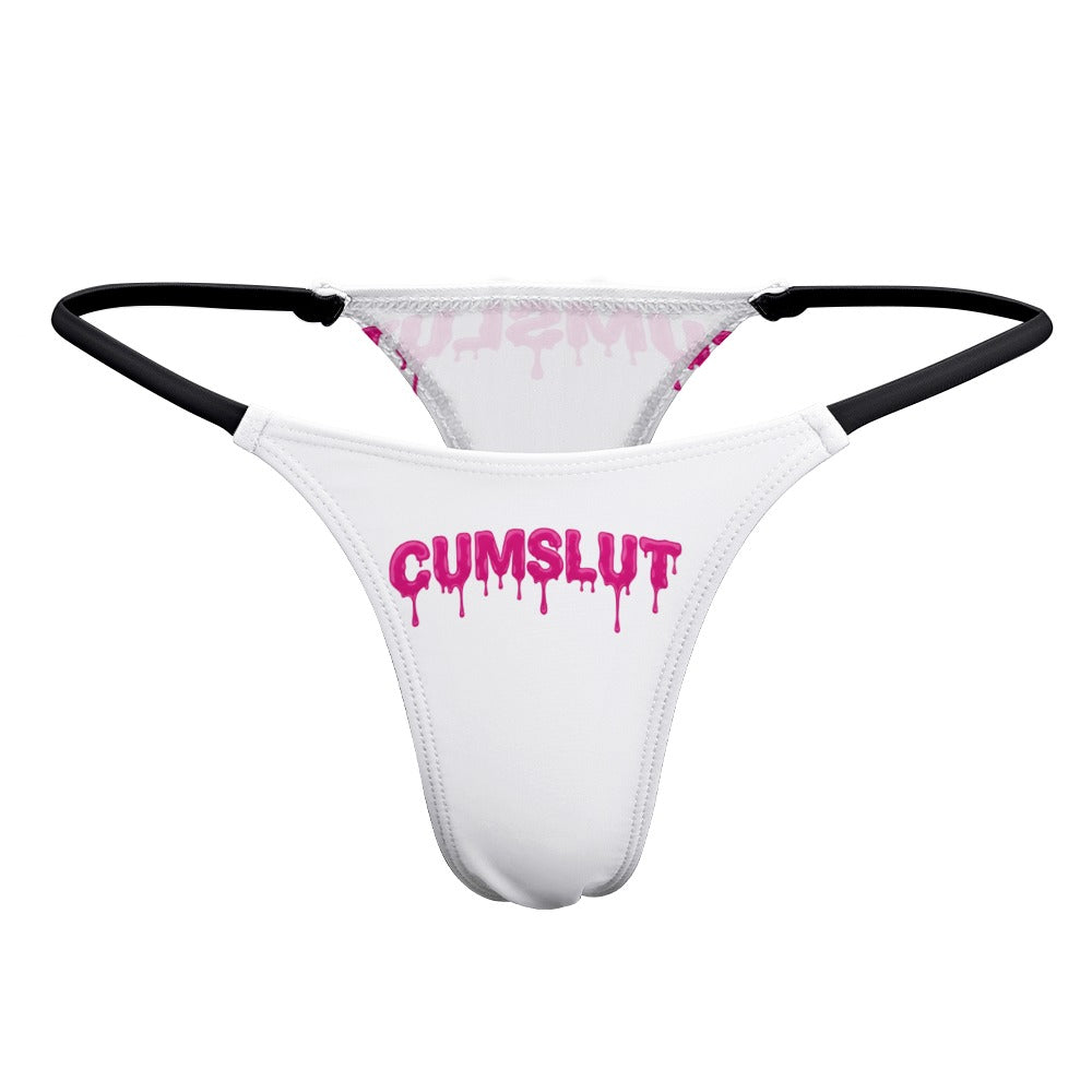 Sexy Thin Thong for Women "Cumslut"