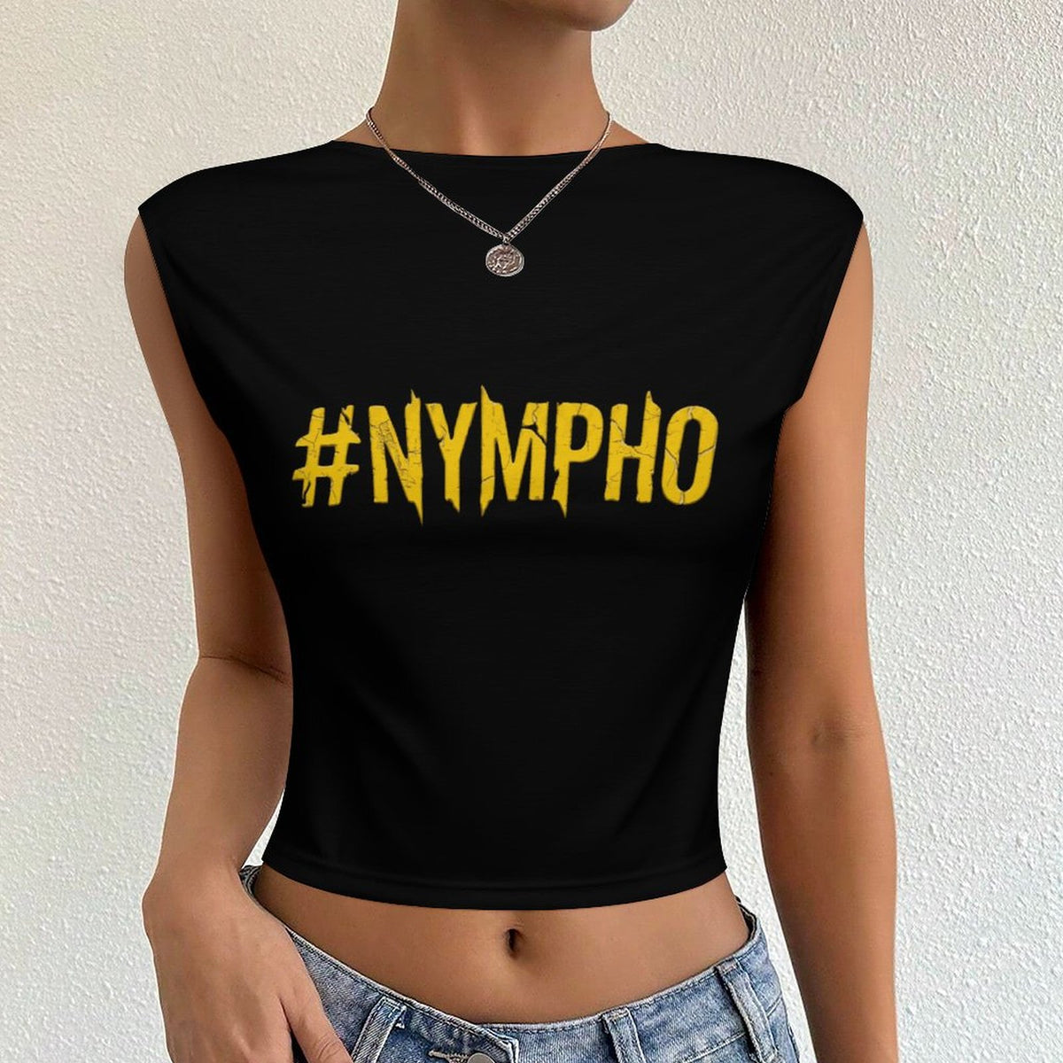 #NYMPHO Women's Backless Top