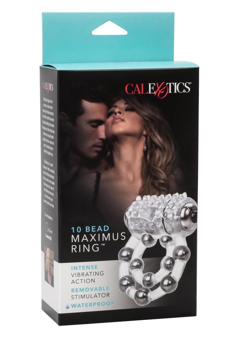 10 Bead Maximus Ring Vibrating Cock Ring