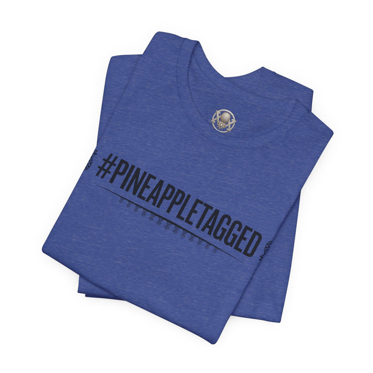 #PINEAPPLETAGGED T-Shirt — Funny Tropical Pineapple Hashtag Tee