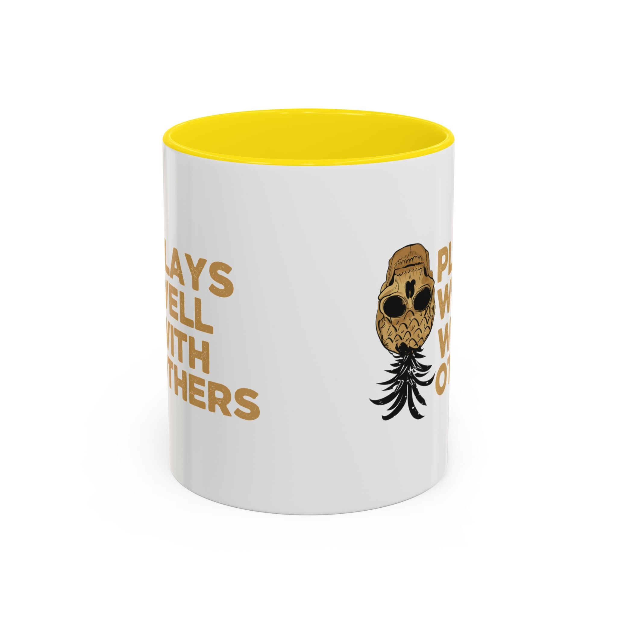 Playful Owl Accent Coffee Mug - 11 & 15oz - Perfect Gift for Nature Lovers