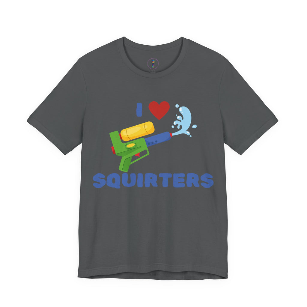 I Love Squirt Guns Unisex Jersey Tee - Fun Summer Shirt for Water Play Lovers