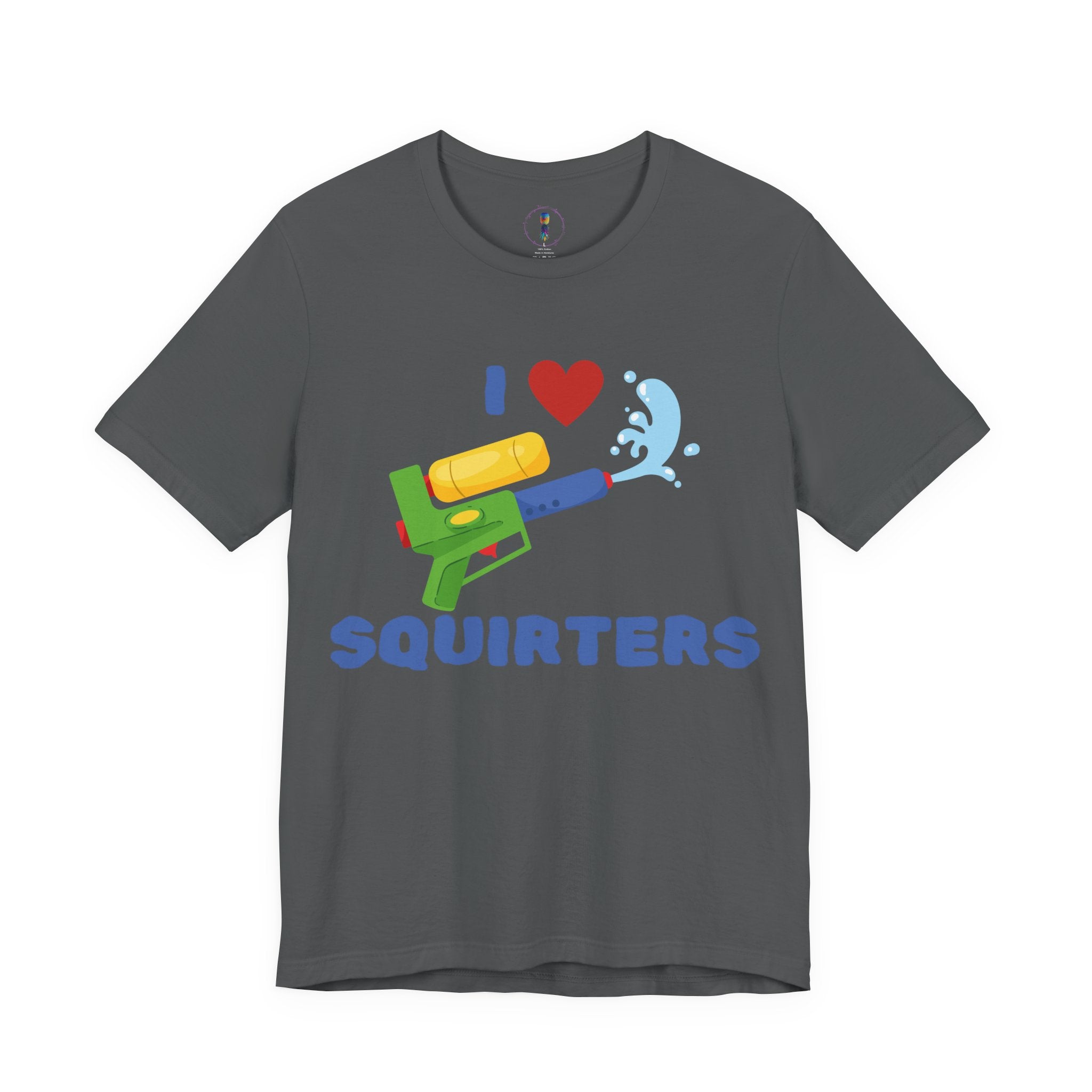I Love Squirt Guns Unisex Jersey Tee - Fun Summer Shirt for Water Play Lovers
