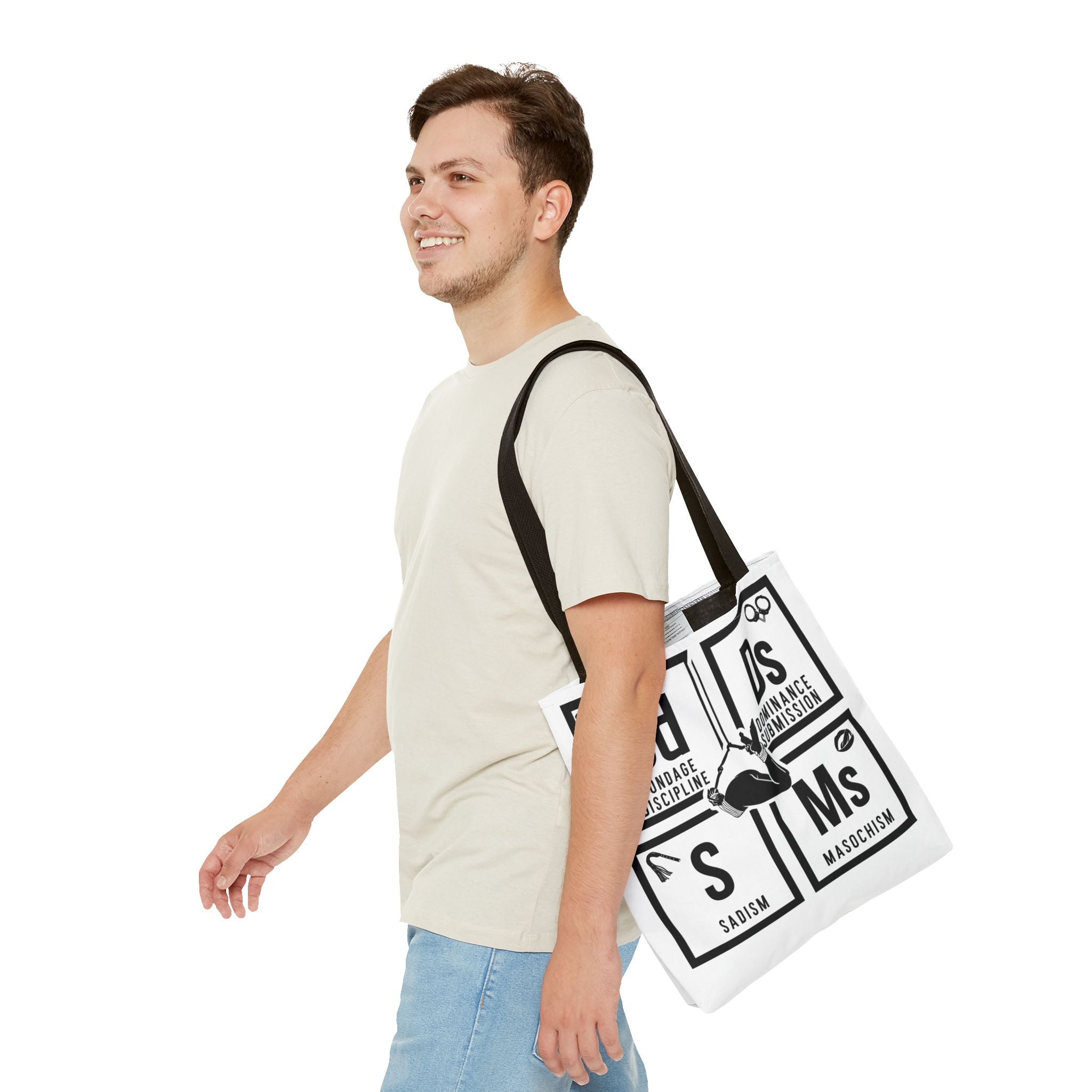 BDSM Elements Tote Bag - Stylish and Edgy Carryall for Fans of Kink Culture