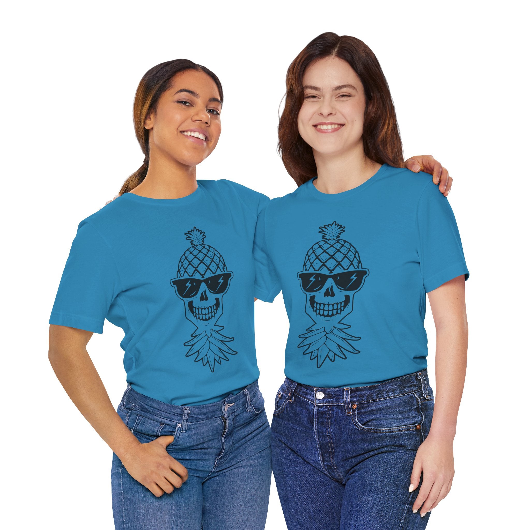 Pineapple Skull Graphic Tee