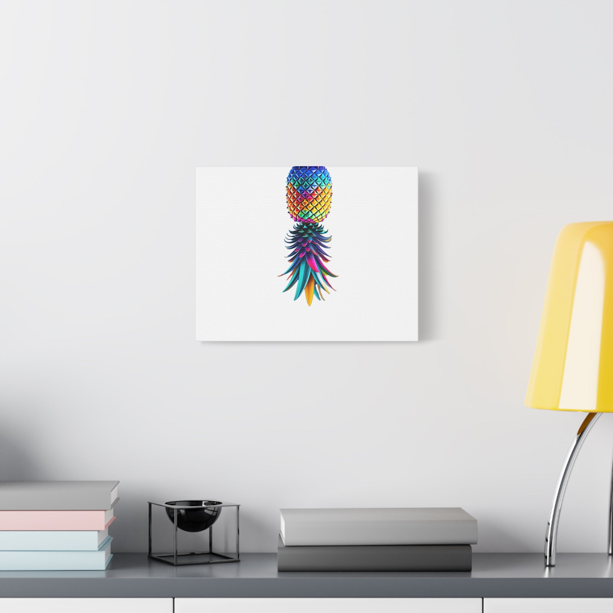 Canvas Print - Colorful Upside Down Pineapple