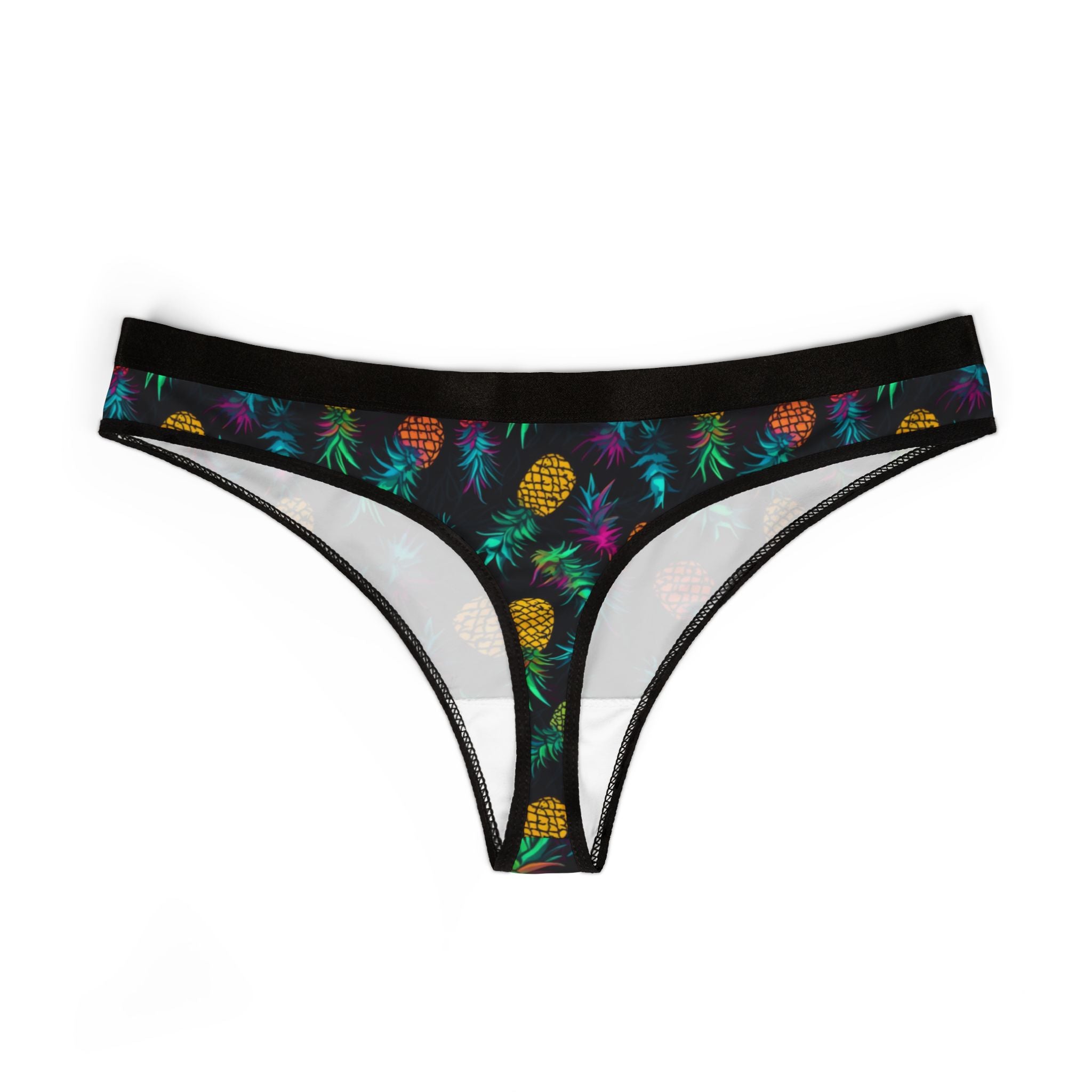 Neon Upside-Down Pineapple Thong