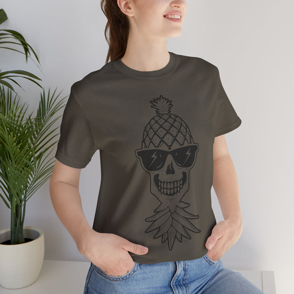 Pineapple Skull Graphic Tee
