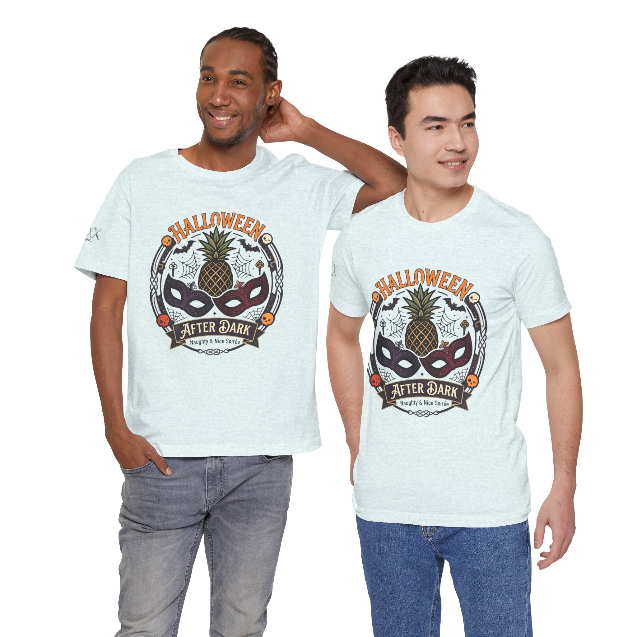 Halloween After Dark Tee — Pineapple Mask Masquerade T‑Shirt