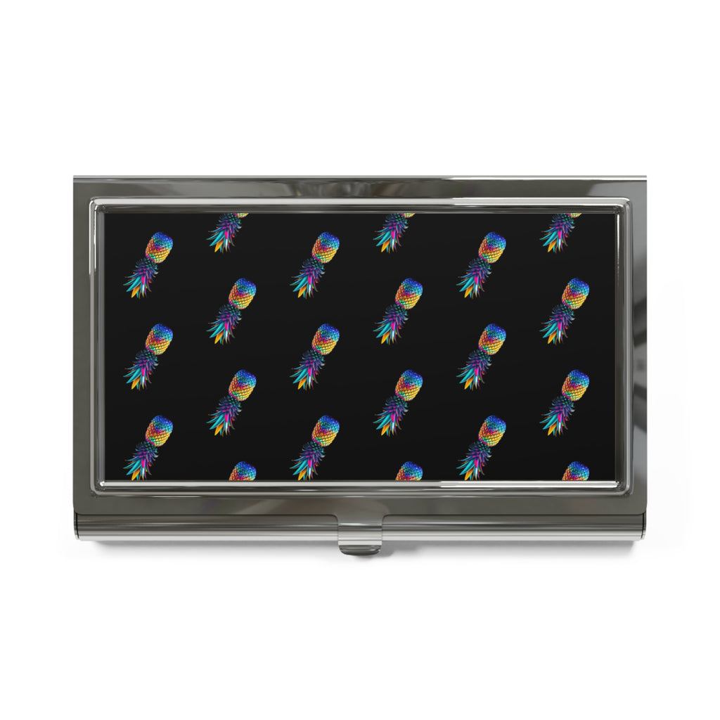 Colorful Pineapple Business Card Holder - Stylish Accessory for Professionals