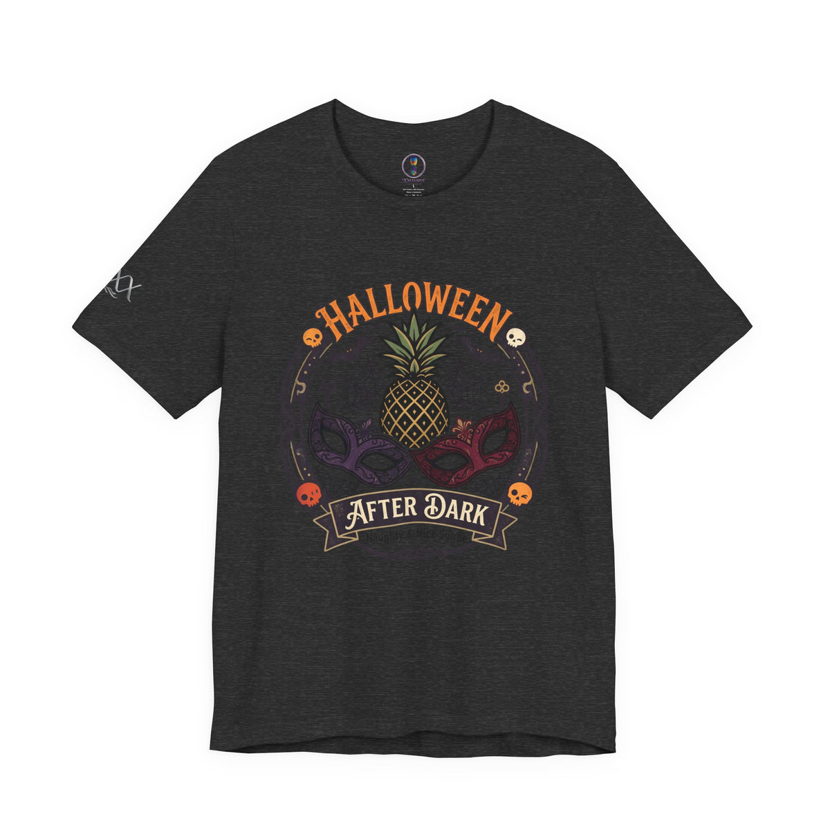 Halloween After Dark Tee — Pineapple Mask Masquerade T‑Shirt