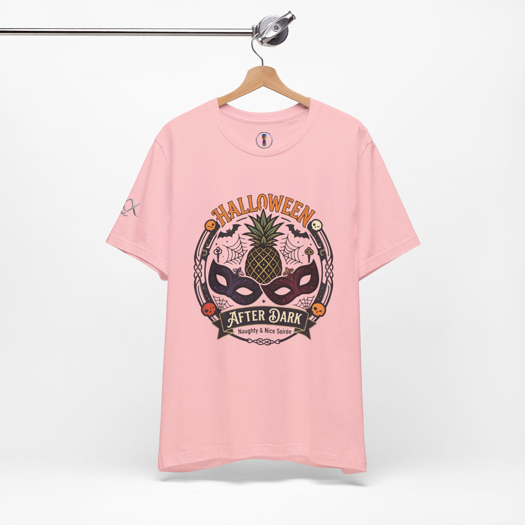 Halloween After Dark Tee — Pineapple Mask Masquerade T‑Shirt