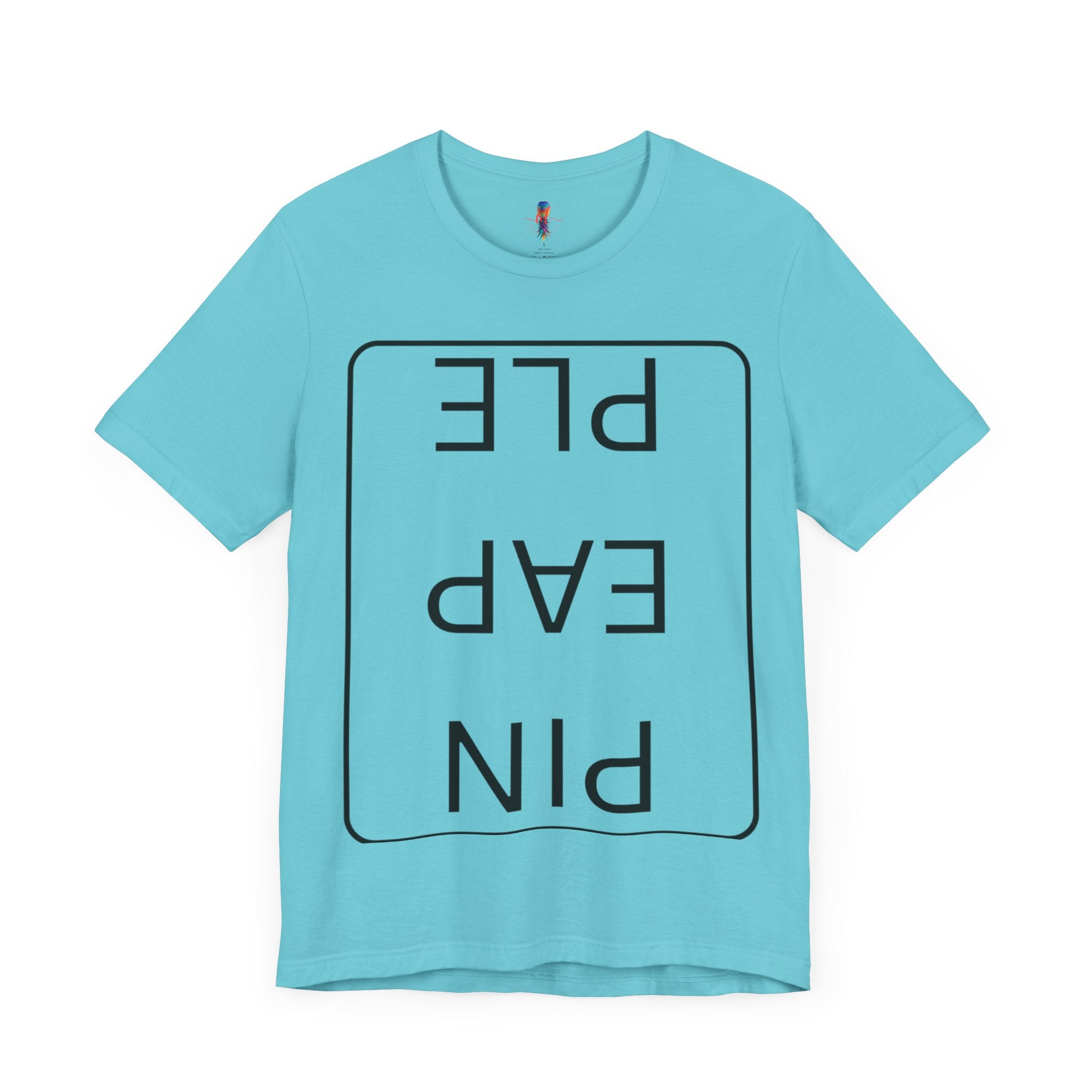 Funny Unisex Jersey Short Sleeve Tee - 'PIN EAP PLE' Design