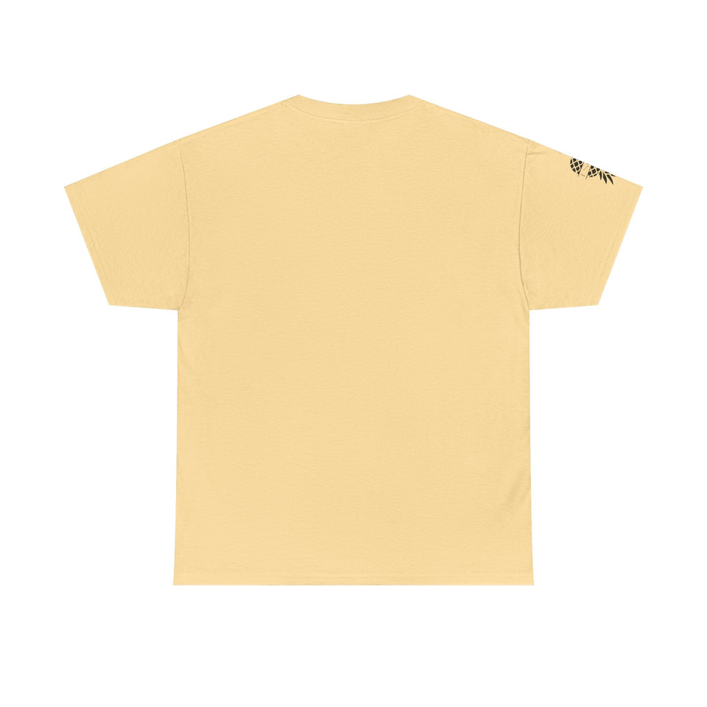 Just Here To Bang Pineapple Tee - Unisex Heavy Cotton T-Shirt for Summer Celebrations