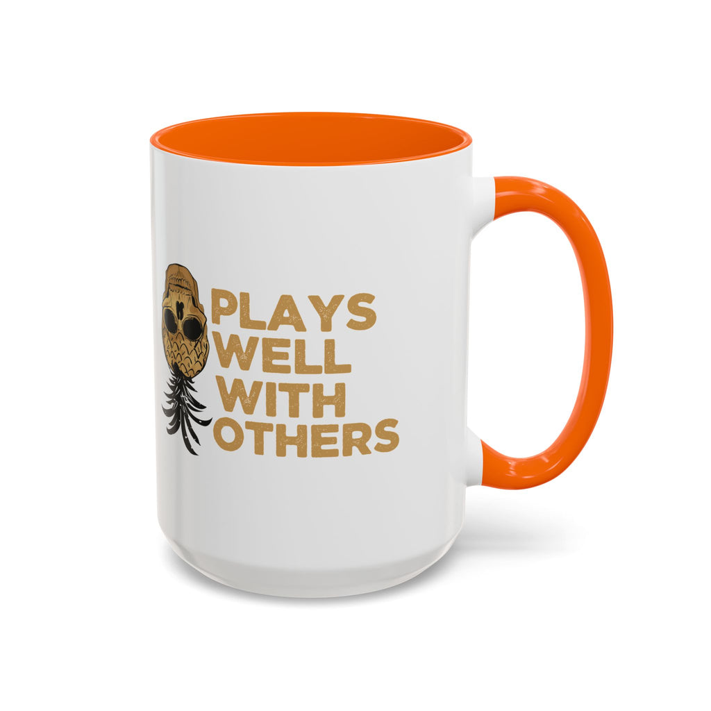 Playful Owl Accent Coffee Mug - 11 & 15oz - Perfect Gift for Nature Lovers
