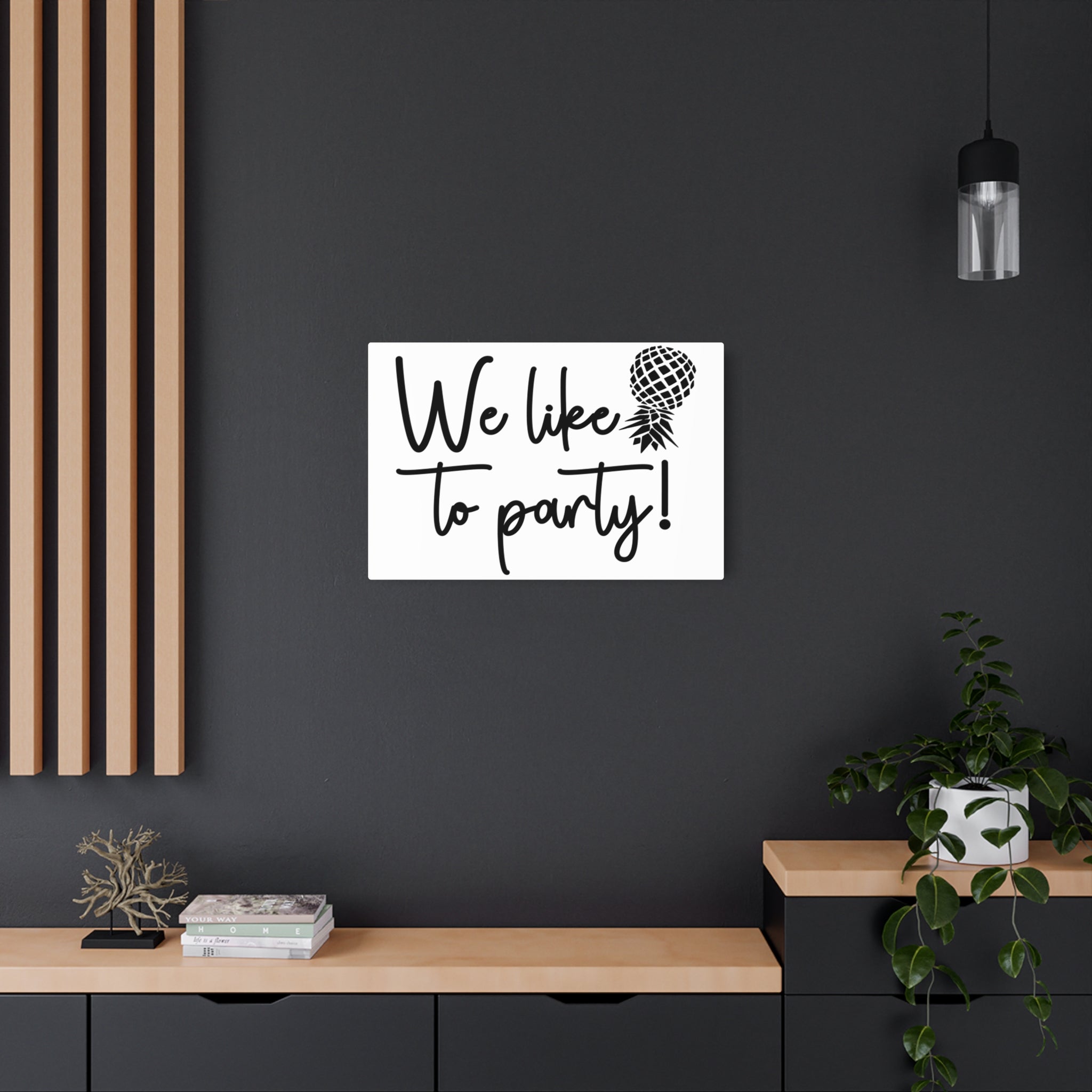 We Like to Party! Metal Art Sign – Fun Decor for Celebrations and Gatherings