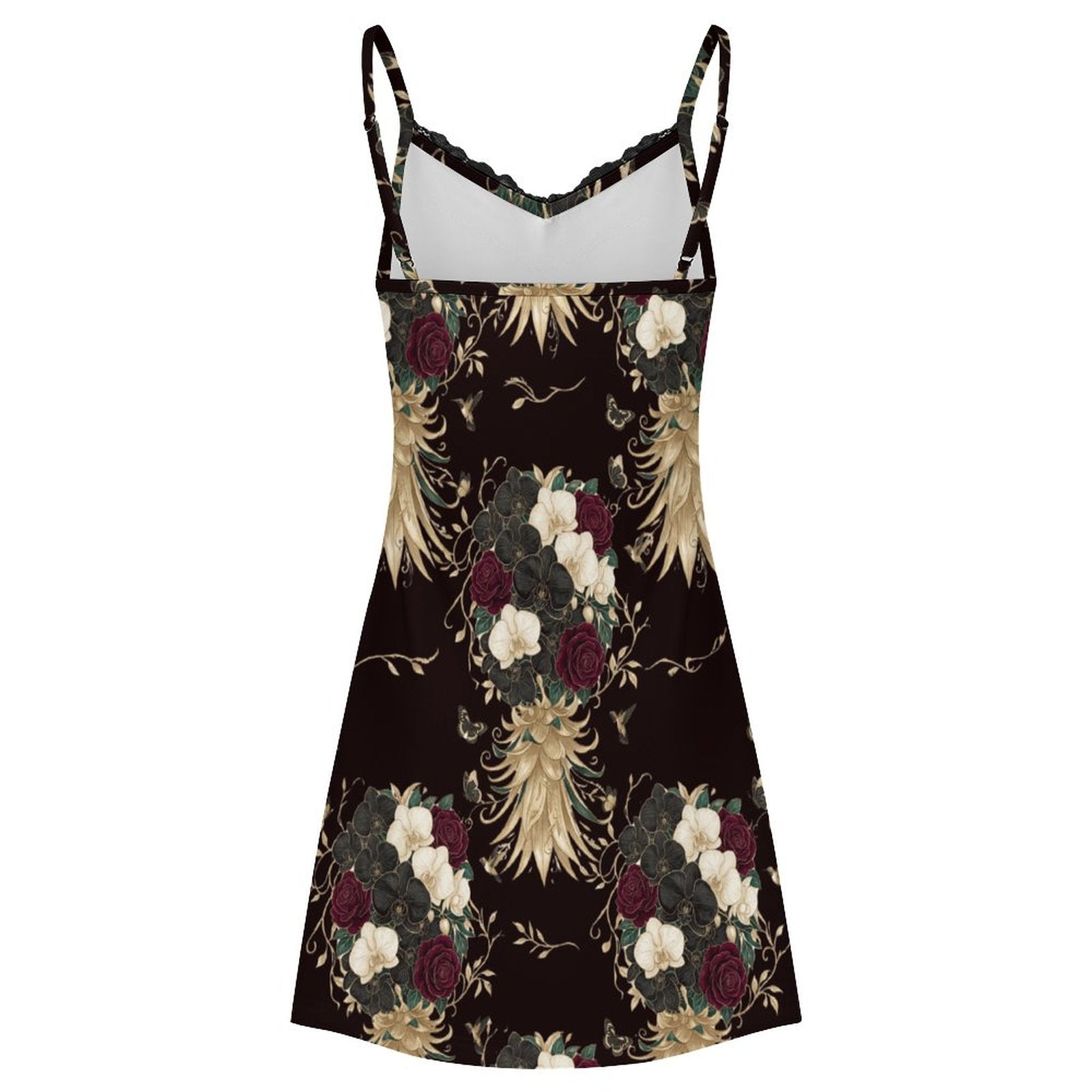 200gsm Lace Camisole Pajama Dress(All-Over Printing)
