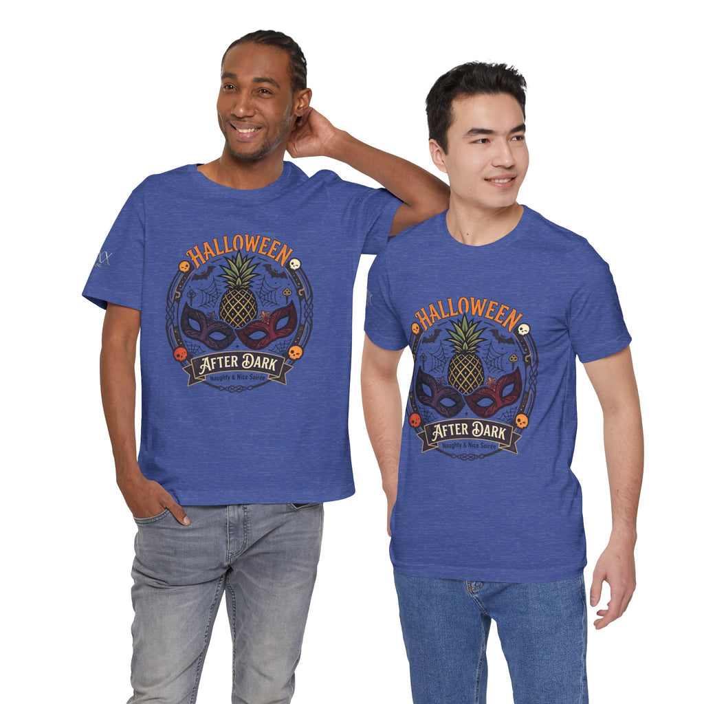 Halloween After Dark Tee — Pineapple Mask Masquerade T‑Shirt