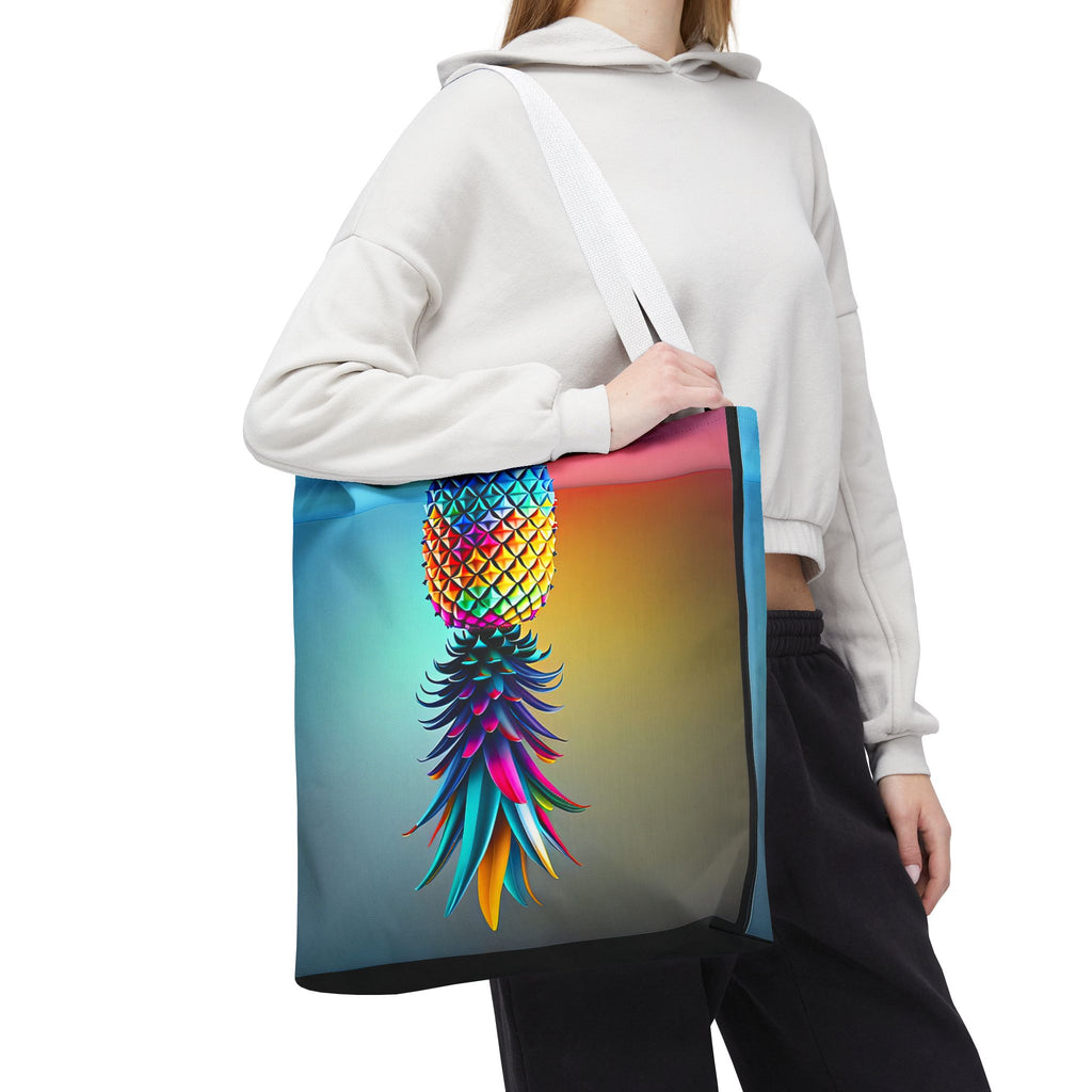 Vibrant Pineapple Tote Bag - Colorful Beach Accessory for Sexy Adventures