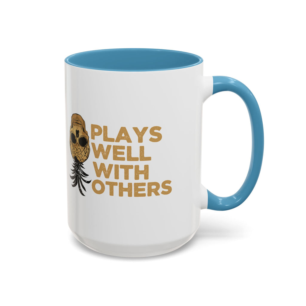 Playful Owl Accent Coffee Mug - 11 & 15oz - Perfect Gift for Nature Lovers