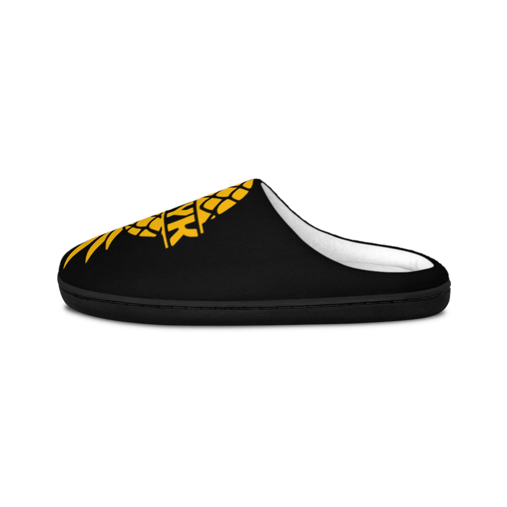 Pineapple Print Men's Indoor Slippers - Cozy and Stylish Home Footwear