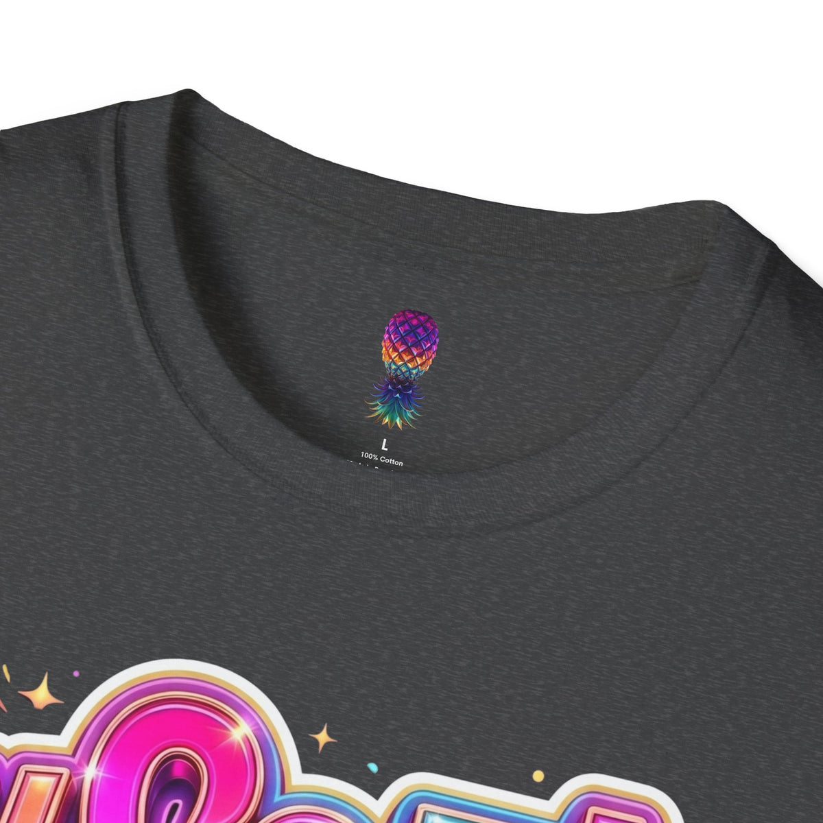 #Soft Swap Graphic T-Shirt | Colorful Y2K Cotton Tee