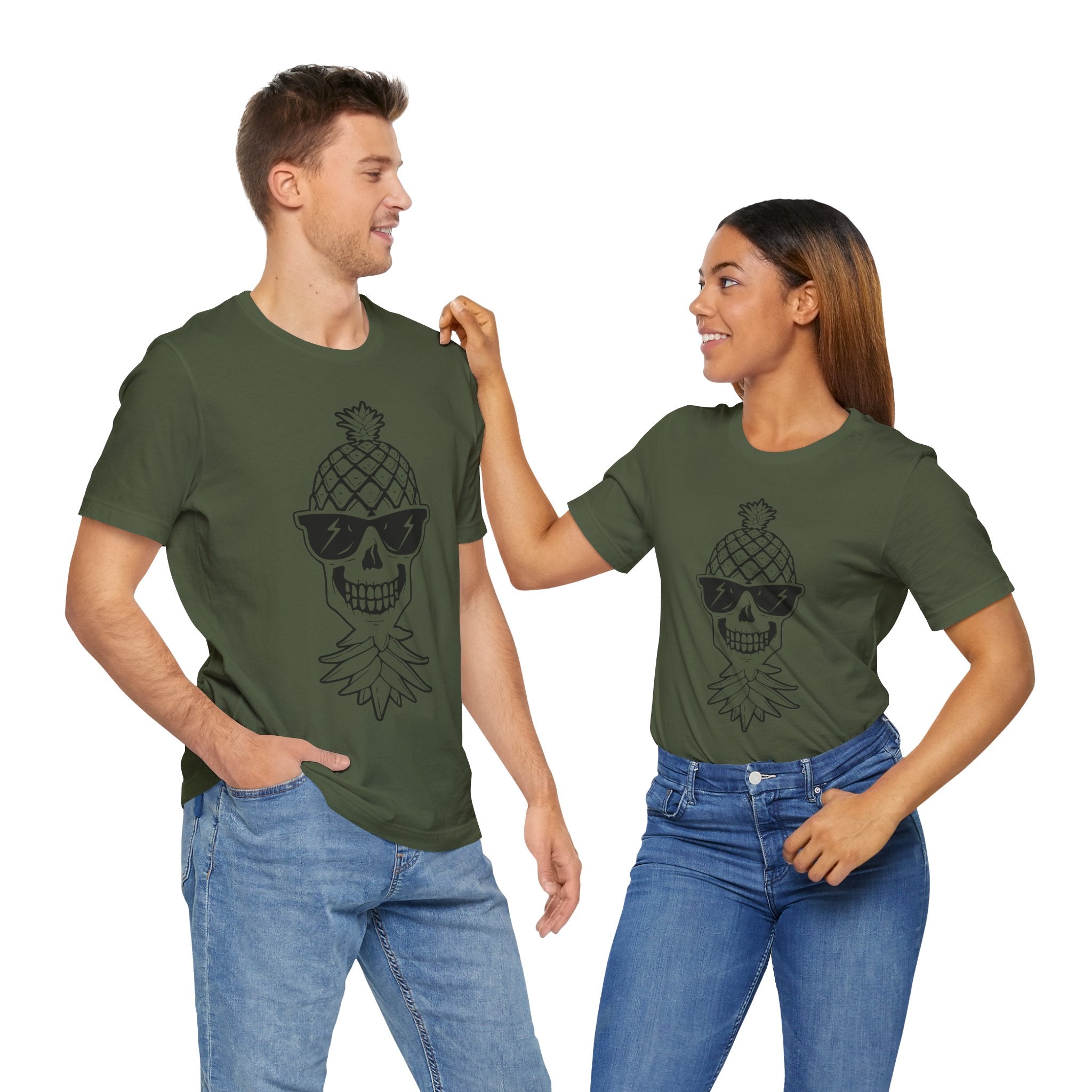 Pineapple Skull Graphic Tee
