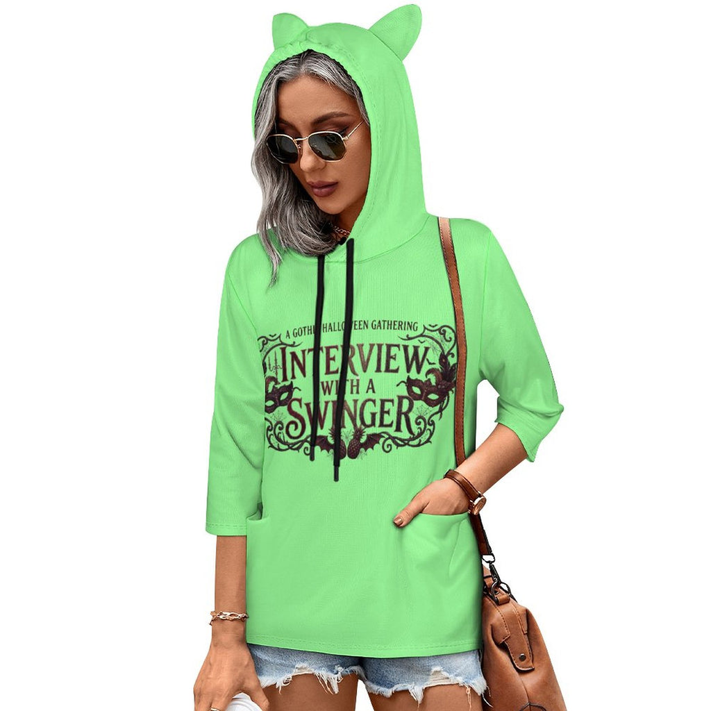 Interview With a Swinger Hooded Pullover