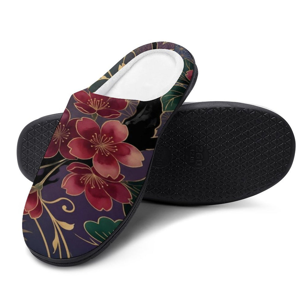 Custom Women's Cotton Slippers for Indoor Wear (All-Over Printing)