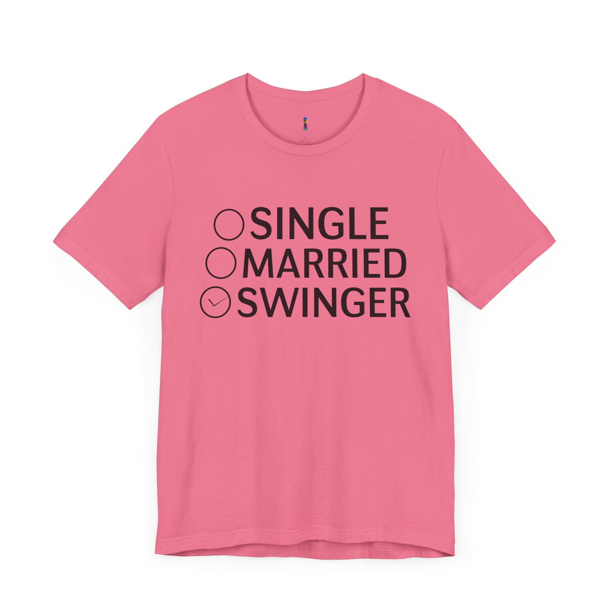 Swinger Humor Unisex Tee - Funny Relationship Status Shirt
