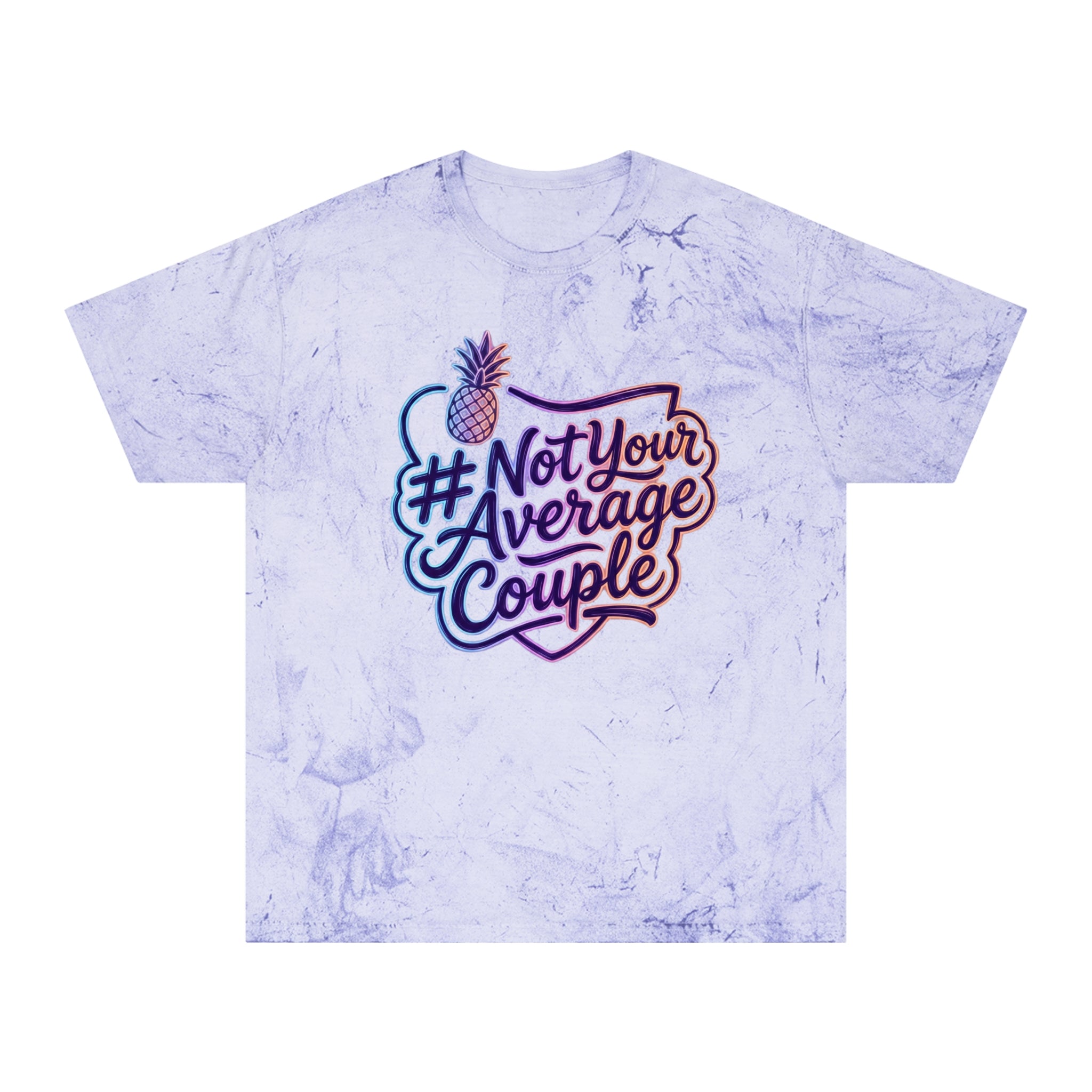 #NotYourAverageCouple T-Shirt – Retro Tropical Pineapple Graphic Tee