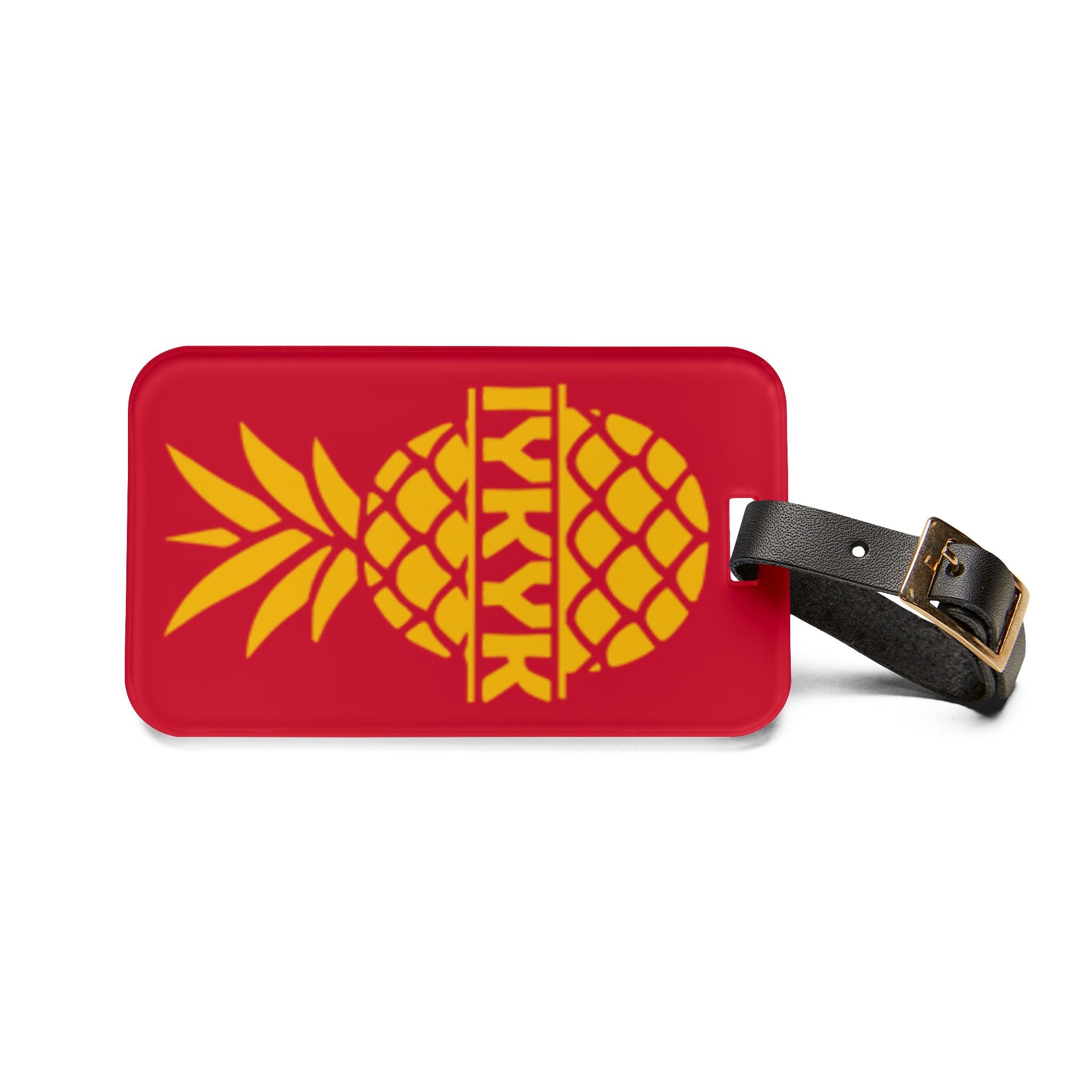 Tropical Pineapple Luggage Tag - Fun Travel Accessory for Vacation Lovers