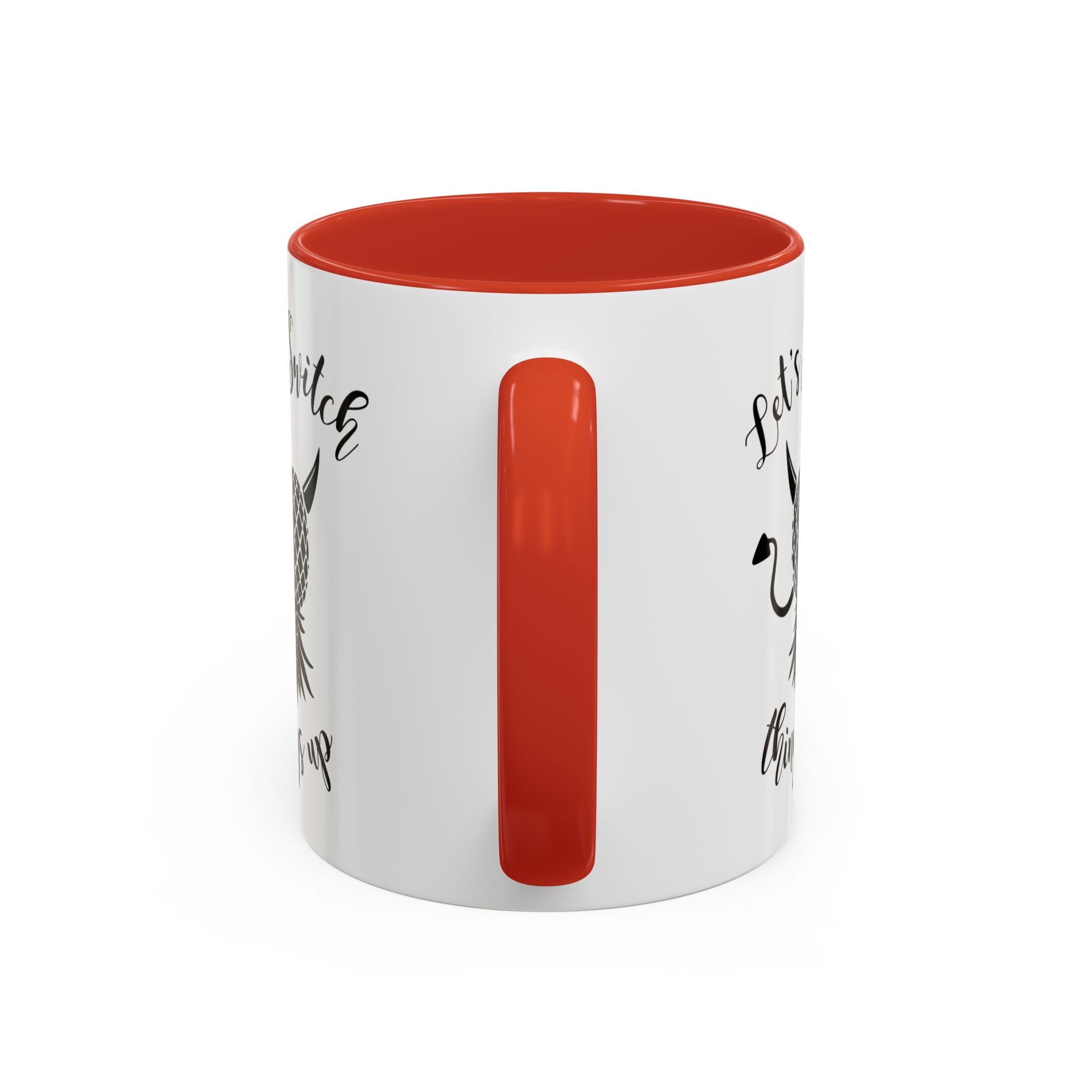 Playful Accent Coffee Mug - "Let's Switch Things Up" - Perfect for Morning Motivation