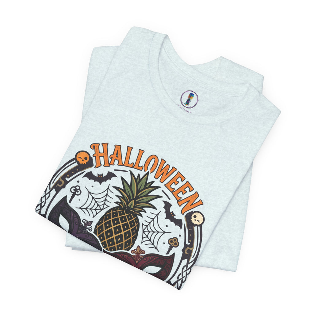 Halloween After Dark Tee — Pineapple Mask Masquerade T‑Shirt