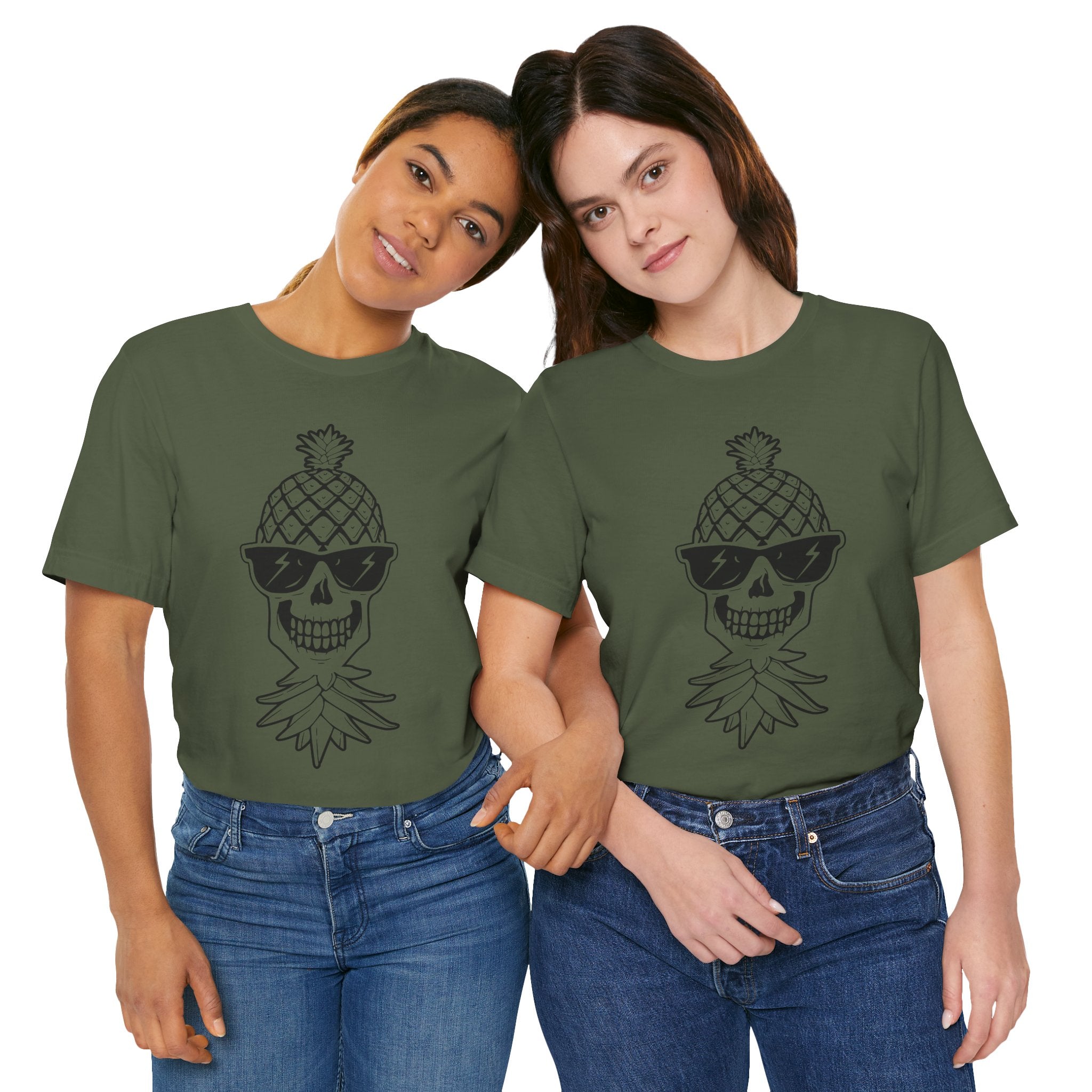 Pineapple Skull Graphic Tee
