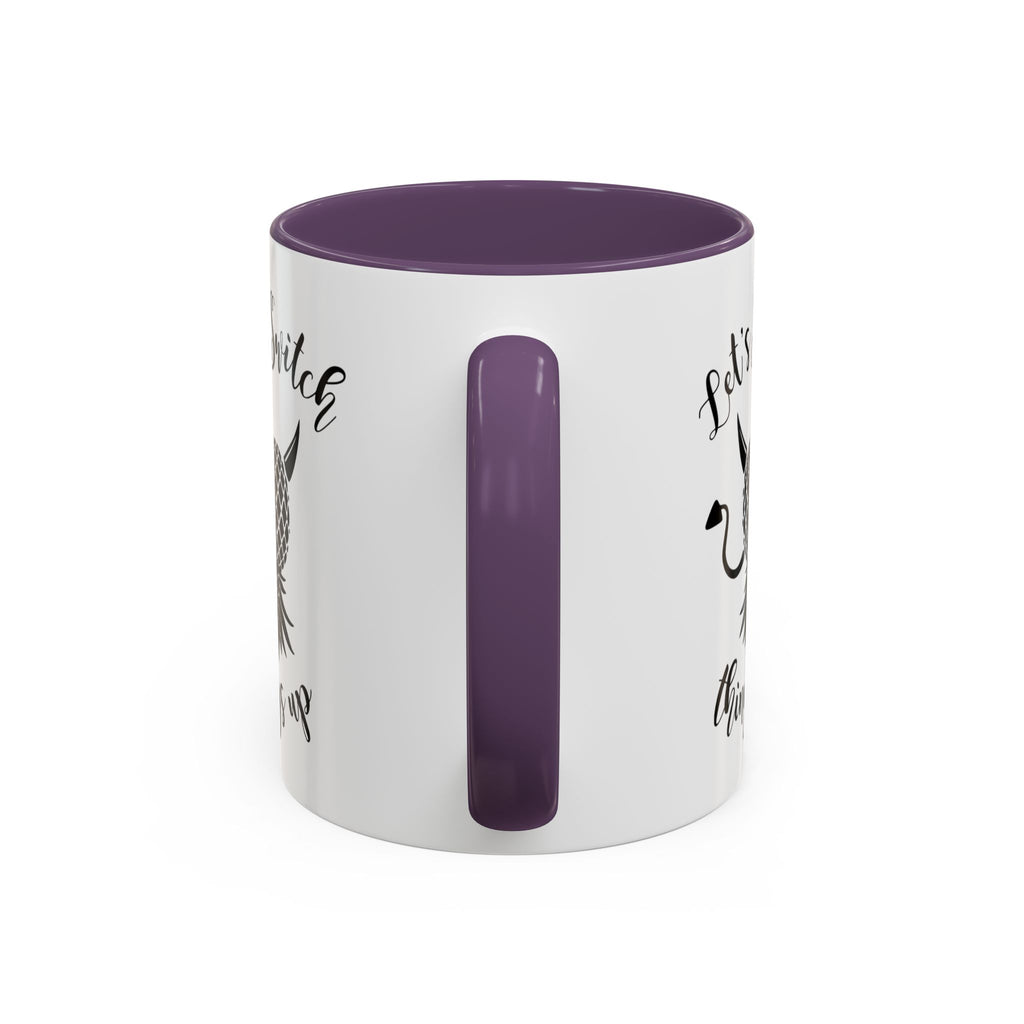 Playful Accent Coffee Mug - "Let's Switch Things Up" - Perfect for Morning Motivation
