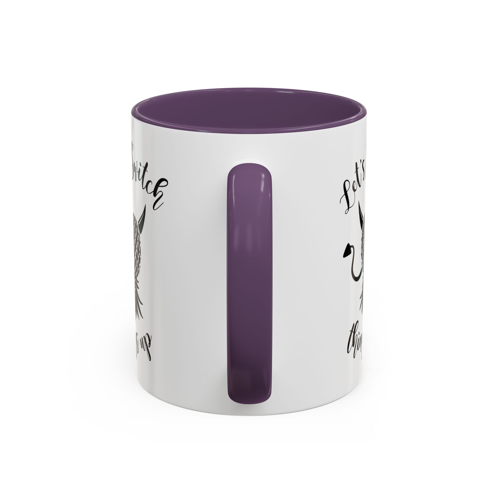 Playful Accent Coffee Mug - "Let's Switch Things Up" - Perfect for Morning Motivation
