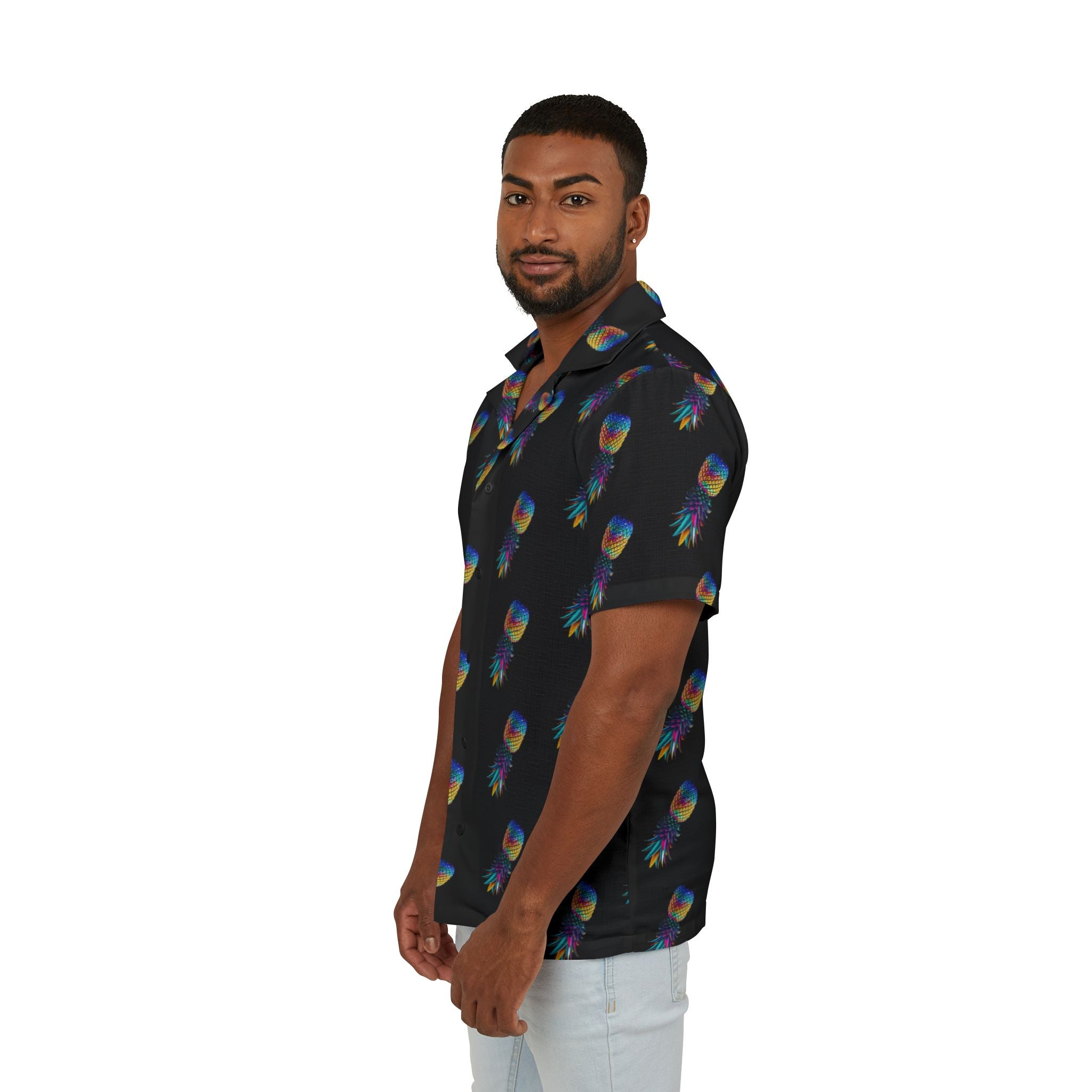 Hawaiian Shirt - Colorful Pineapple Men's Camp Shirt