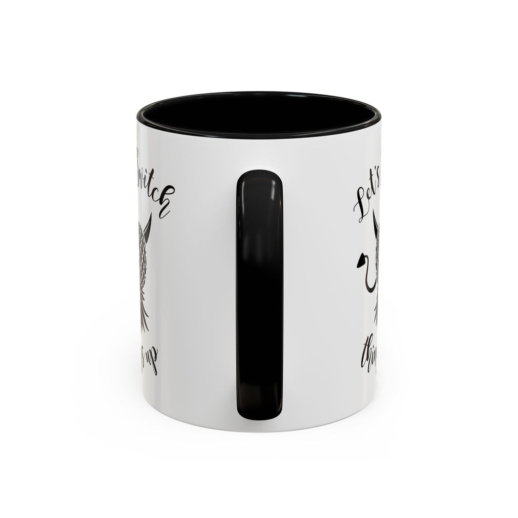 Playful Accent Coffee Mug - "Let's Switch Things Up" - Perfect for Morning Motivation
