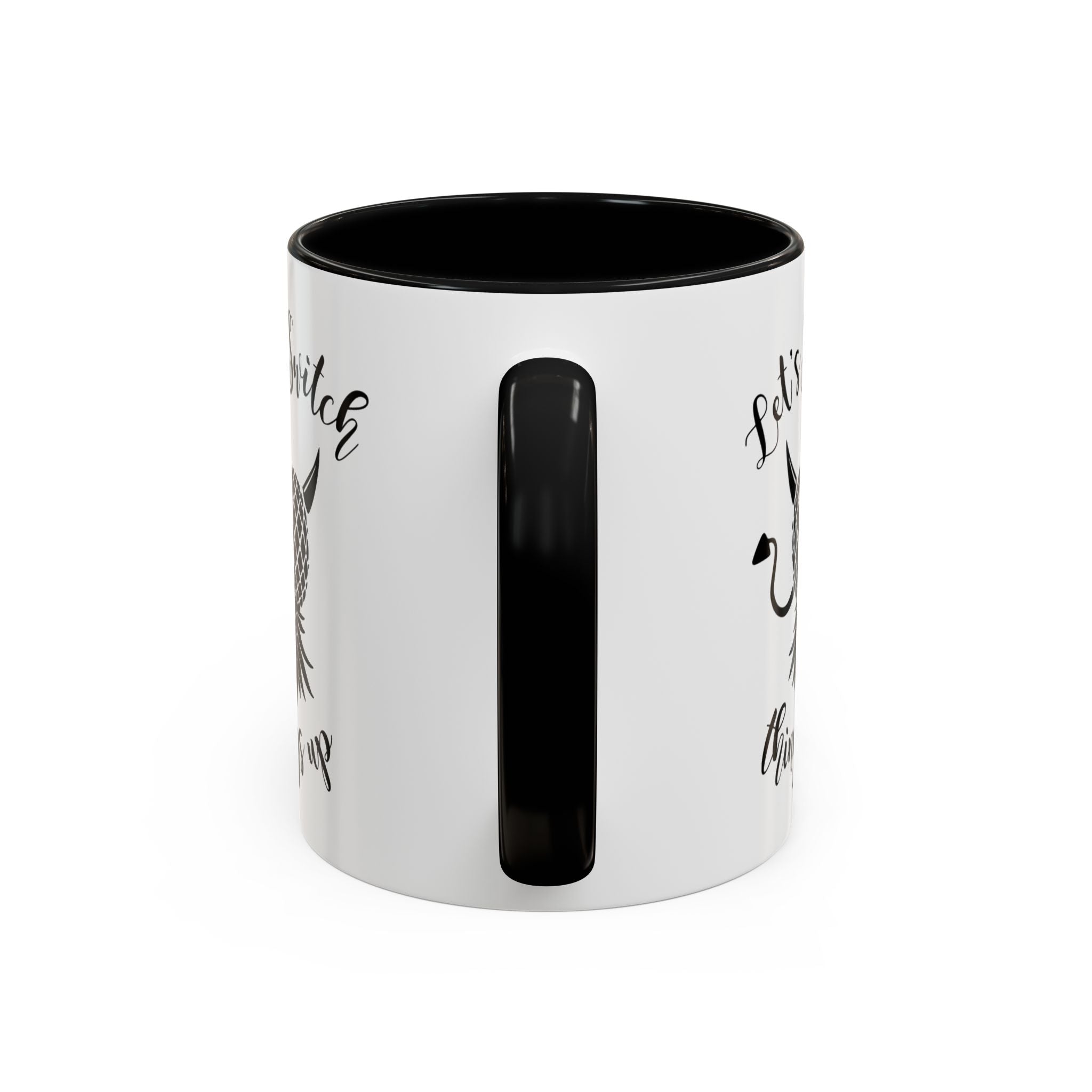 Playful Accent Coffee Mug - "Let's Switch Things Up" - Perfect for Morning Motivation